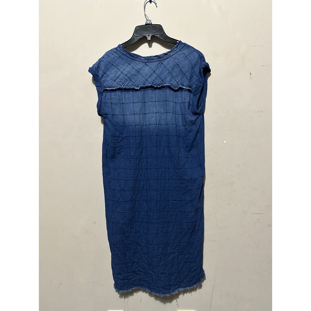 Cloth & Stone Anthropologie Frayed Tunic Dress size XS V Neck Sleeveless - Picture 6 of 6